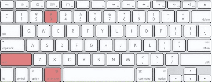 скриншот на клавиатуре macOS
