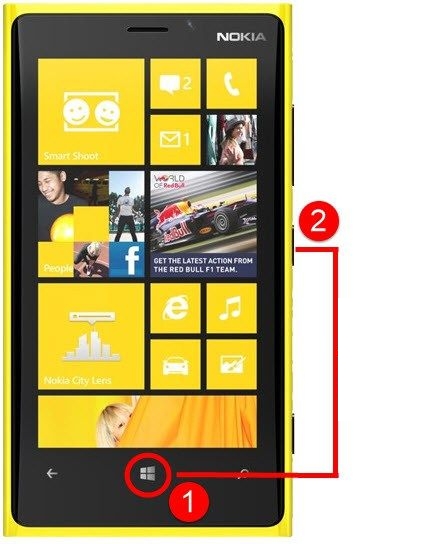 скриншот на Windows Phone 8