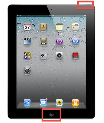 скриншот на iPad, iPad Air, iPad Mini