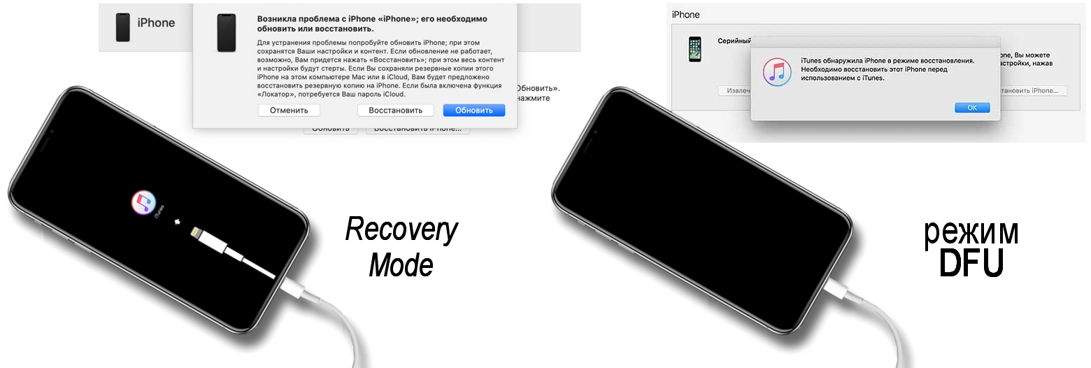 DFU и Recovery Mode